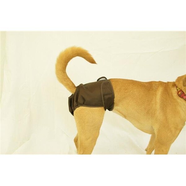 Seasonals 41118BRN Washable Female Dog Diaper; Brown - Fits Queen 41118BRN - main
